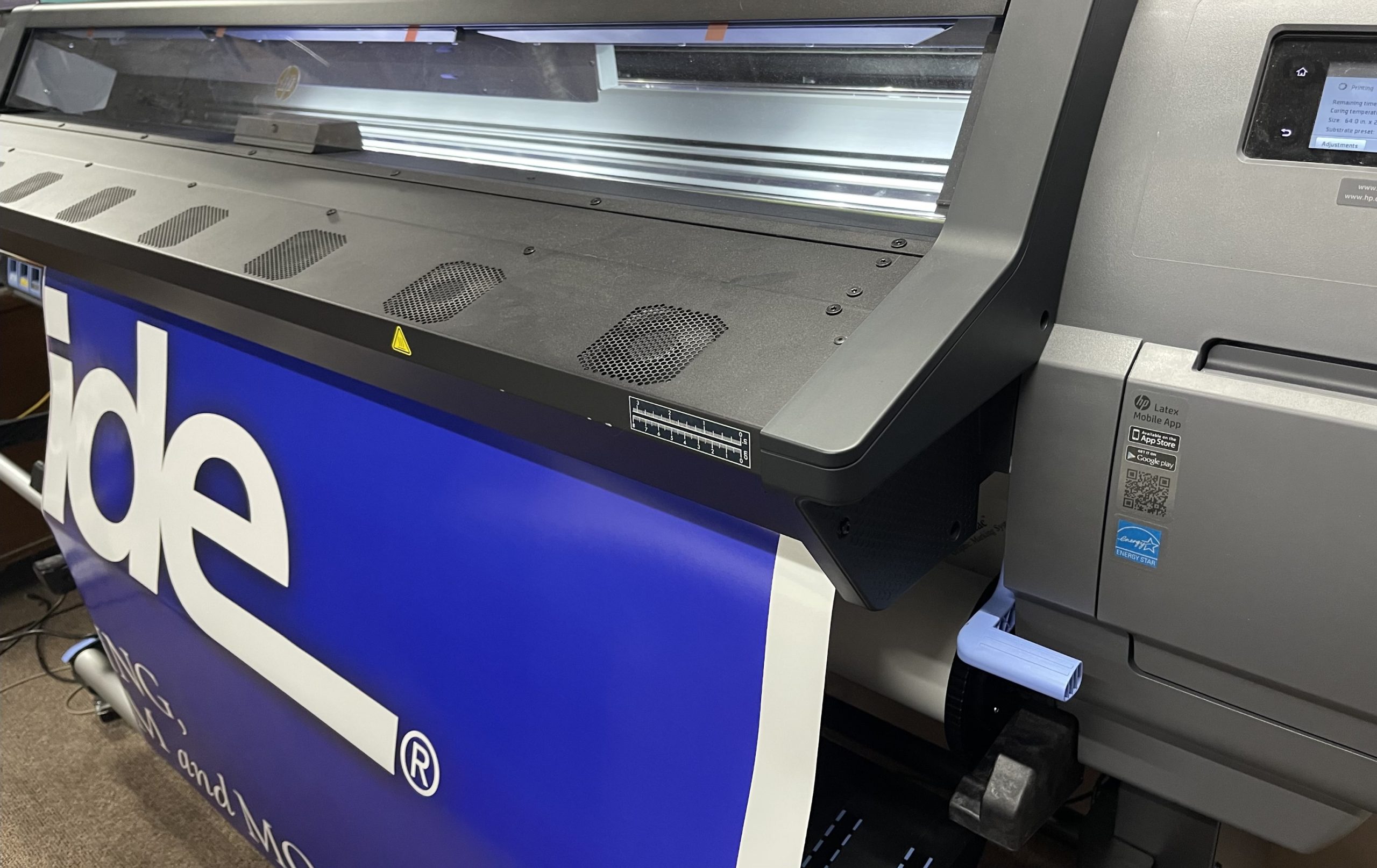 3M product printed on HP latex printer